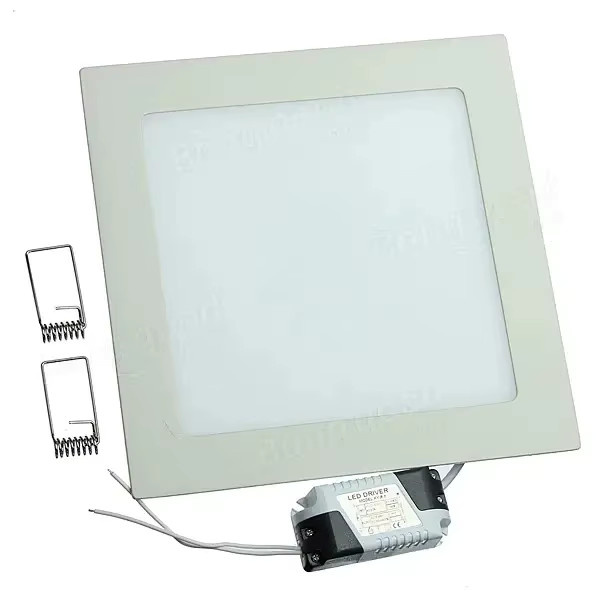 Dimmbare LED-Panel-Einbauleuchte in Weiß für Küche und Foyer mit einstellbarer Farbtemperatur - Bild 2