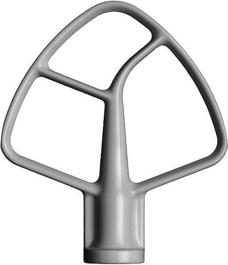 KitchenAid Flachrührer K5THCB aus Aluminium in Silber, spülmaschinenfest - Bild 1