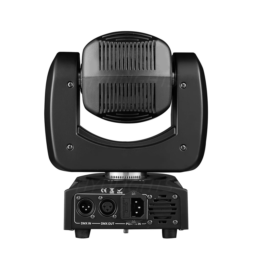HYULIGHTS Mini LED Beam Moving Head mit 90W RGBW 4in1 Lichteffekten, DMX-Steuerung, Strobe und Wash für DJ und Bühne - Bild 2