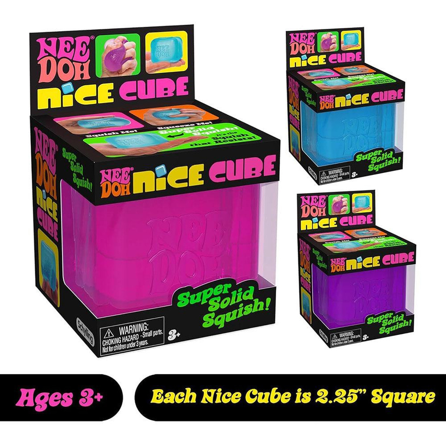 Schylling Needoh Nice Cube Sensorischer Fidget Cube rosa - Bild 2