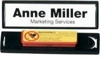 Durable Namensschild Clip Card mit Magnet, 25 Stück, B: 6,7 cm, H: 1,7 cm - Bild 2