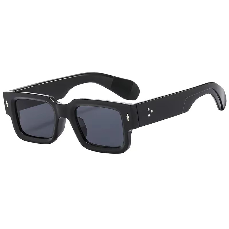 DITUIEO Sonnenbrille, quadratisch, Vollrand, Kunststoff, Unisex, schwarz - Bild 2