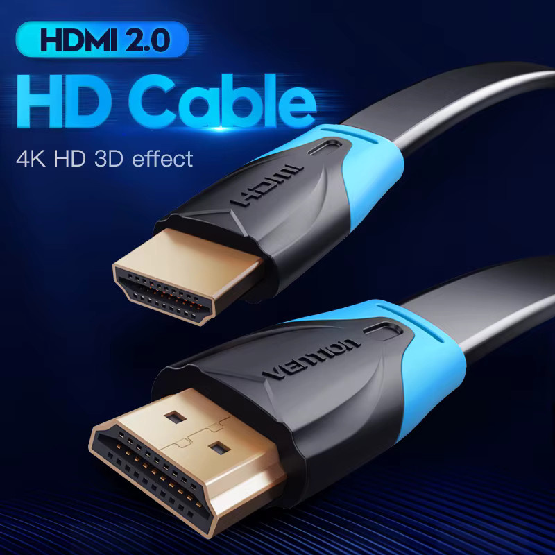 Vention High-Speed V2.0 HDMI-Kabel in Schwarz für 4K*2K, 3D und 1080P HD zur Verbindung von Monitor, Computer, TV, PS3/4 und Projektor - Bild 2