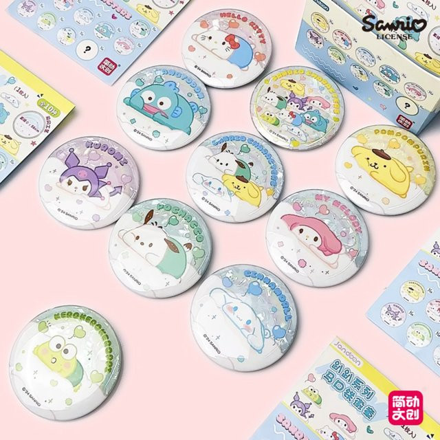 Sanrio Charaktere Abzeichen Brosche, Zubehör, Bunt / Mehrfarbig - Bild 1