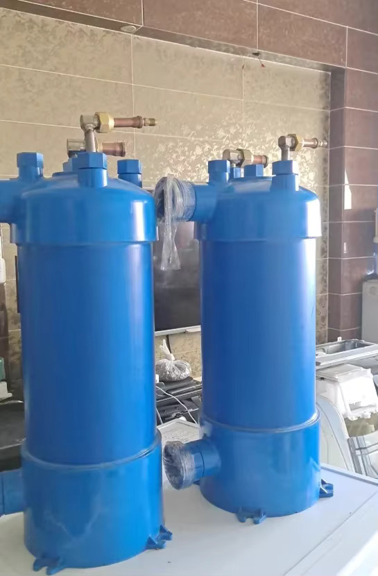 Jmz Wärmetauscher Jmz-MHTA-1.5 mit Titanrohr und blauem PVC-Gehäuse für Schwimmbad-Wärmepumpen und Aquarium-Kühler, Anschluss 1 1/2 Zoll Hose Tail - Bild 5
