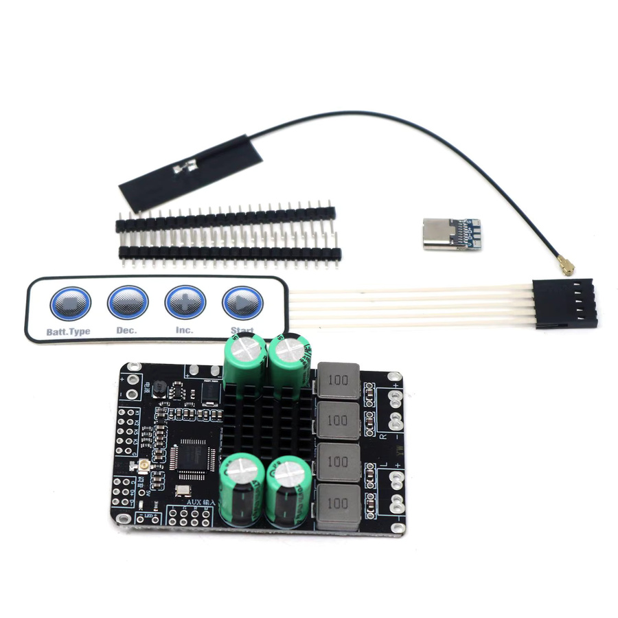 DykbRadio BP1048B1 Bluetooth 5.3 DSP Verstärker Modul mit TWS und EQ für DIY Lautsprecher, 2.0 Hi-Fi Stereo Power AMP, Schwarz - Bild 2