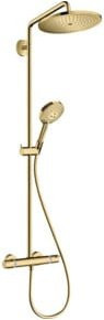 Hansgrohe Croma Select S EcoSmart Handbrause mit 3 Strahlarten in Goldoptik - Bild 1