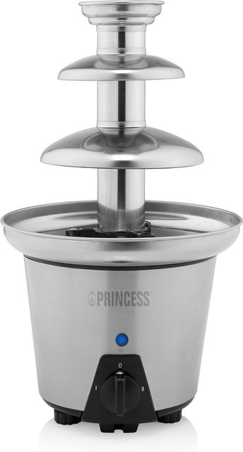 Princess Schokoladenbrunnen XL aus Edelstahl in Silber mit 700 ml Fassungsvermögen und 90 W Leistung - Bild 1