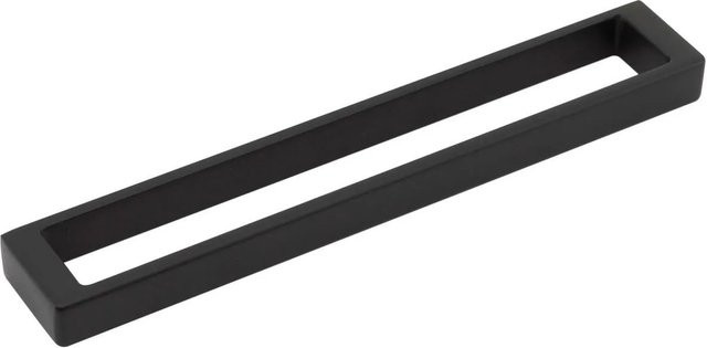 Furnipart Möbelgriff Cubico Barrel aus Zinkdruckguss in Schwarz Matt, Länge: 20,1 cm - Bild 1