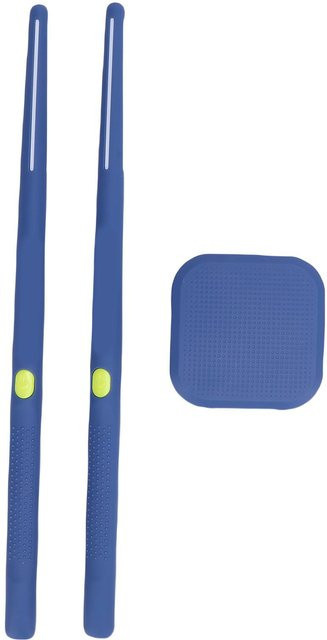 CosyHome Luft-Drumsticks Virtuelles Elektronisches Schlagzeugset mit 8 Sounds, 3D-Bewegungserkennung und Bluetooth, Blau - Bild 1