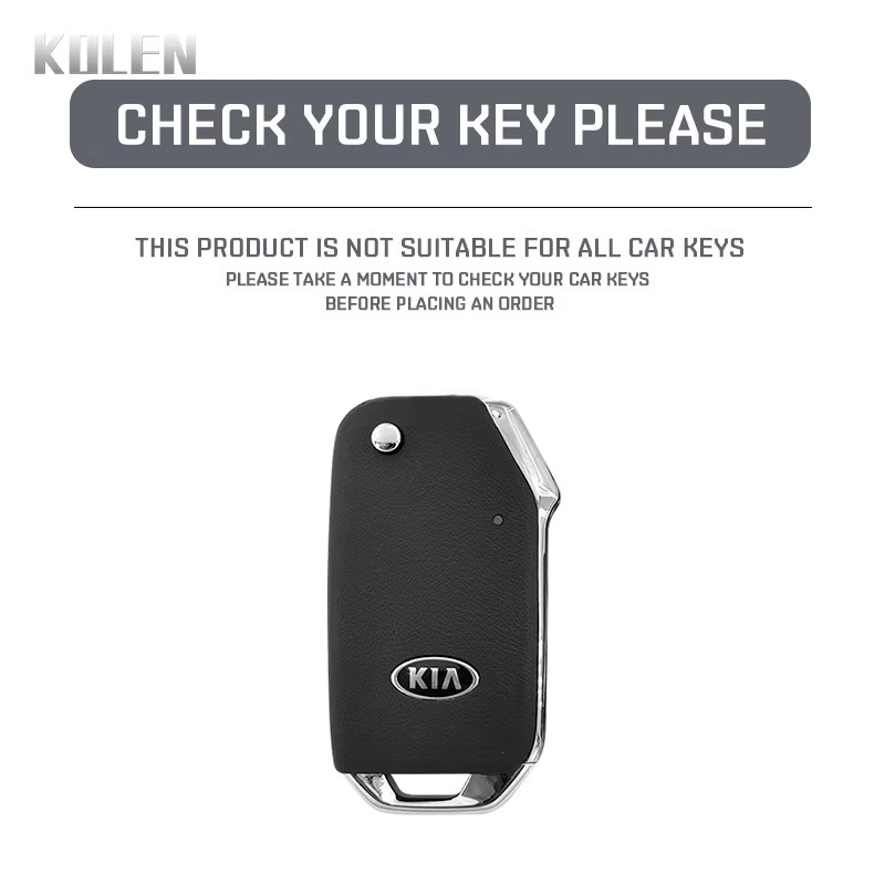 KOLEN TPU Auto Flip Schlüsselhülle für KIA Sportage R, Stinger, Sorento, Ceed, CD, Cerato und Forte - Bild 1