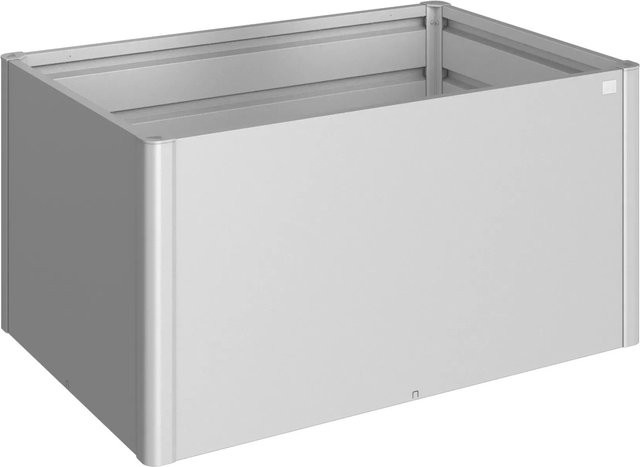Biohort Hochbeet aus Metall in Silber-Metallic für Garten, Balkon und Terrasse, B: 150 cm, T: 106 cm - Bild 1