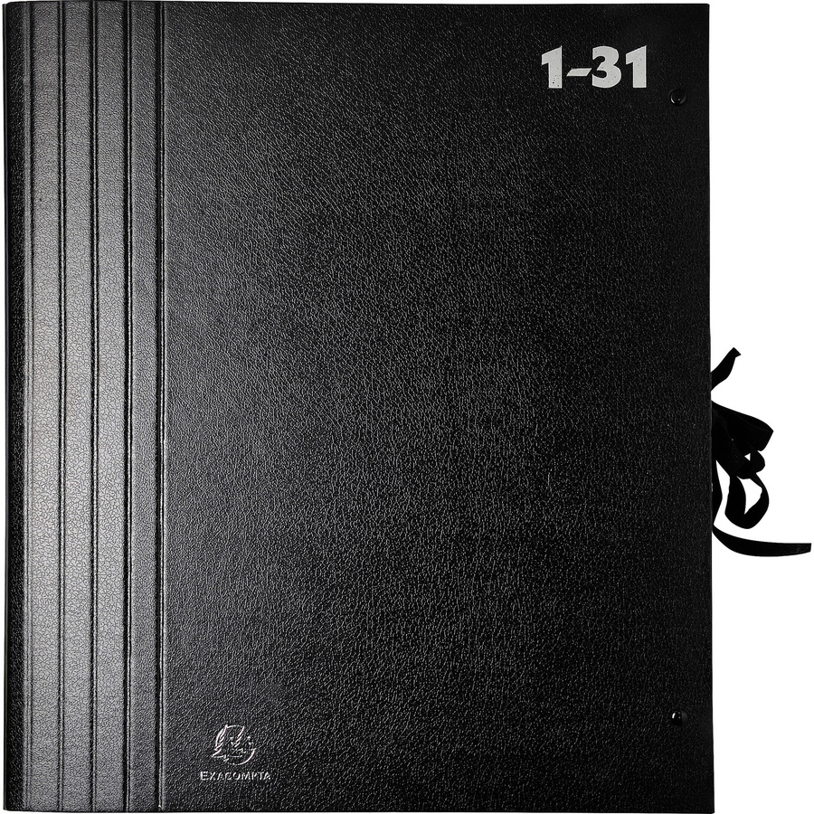 Exacompta Vorordner A4 Display Book mit Kordelzug in Schwarz aus Papier und Kunststoff (FSC-zertifiziert) - Bild 2