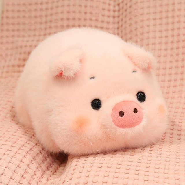 Yiran Health & Beauty Schwein Plüschtier, Rosa, 40cm - Bild 1