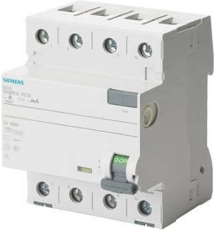 Siemens FI-Schutzschalter 5SV3642-6KK12 RCD 25A 0,3A 400V in Weiß - Bild 1