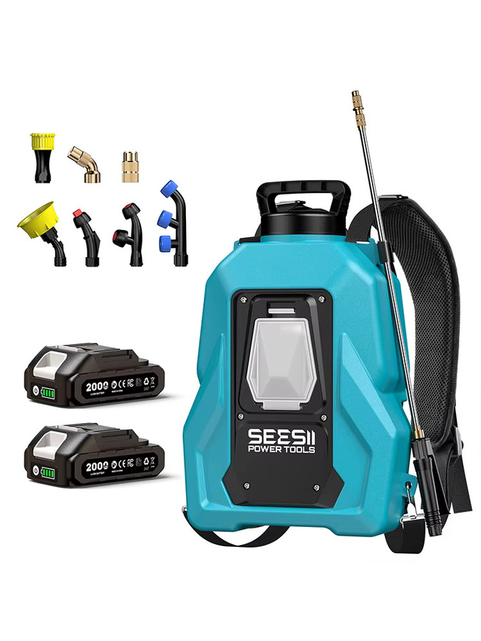Seesii Elektrischer Lithium-Rucksacksprüher 20L Hochdruck-Sprühgerät in Türkis - Bild 6