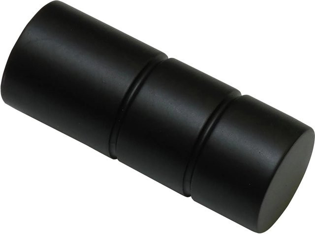 Gardinia Endknopf Zylinder Denver für Ø 25 mm in Schwarz Matt - Bild 1