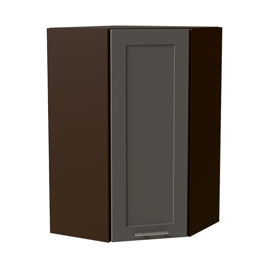 Feldmann-Wohnen Hängeschrank Oslo W4/10/60 in Lava / Dust Grey Matt, B/T/H: 60 x 60 x 96 cm - Bild 2