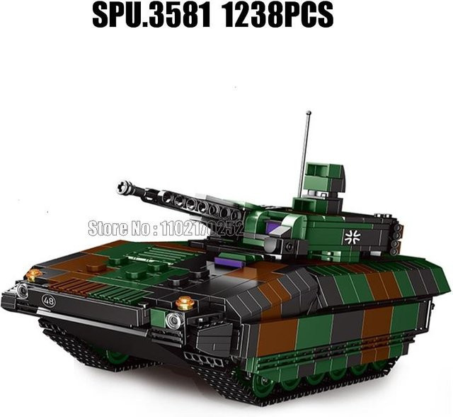 Xb06042 Militär WK2 Schützenpanzer, Bausteine, 1.238 Teile, ab 14 Jahren - Bild 1