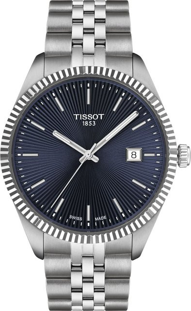 Tissot Armbanduhr, Quarz, Edelstahl, Blau, 40 mm, Herren - Bild 1