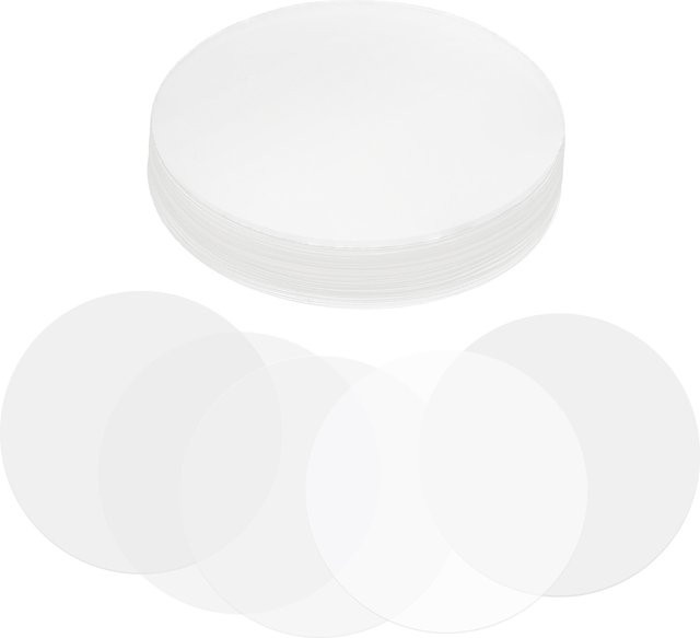 Transparente runde Abzeichenfolie aus Kunststoff für Button-Hersteller, 100 Stück, Durchmesser: 44 mm, 48 mm, 54 mm, 61 mm, 65 mm, 70 mm - Bild 1