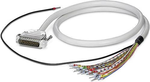 Phoenix Contact SPS-Verbindungsleitung CABLE-D-25SUB/M/OE/0,25/S/1,0M 2926519 in Weiß - Bild 1