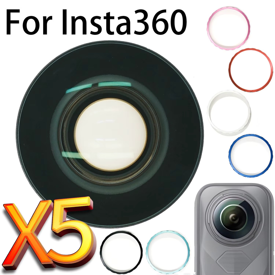 Koulele Ersatzglas für Insta360 X5 Sportkamera in Blau für kristallklare Bildgebung - Bild 2