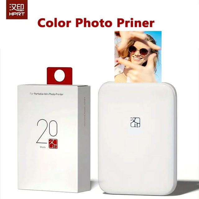 HPRT MT53 Farbfotodrucker mit Bluetooth und Thermodruck in Weiß - Bild 1
