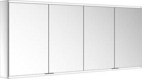 Keuco Royal Modular 2.0 Spiegelschrank mit LED-Beleuchtung und 4 Drehtüren, Farbe: Weiß/Silber, H x B x T: 175 x 70 x 16 cm - Bild 1