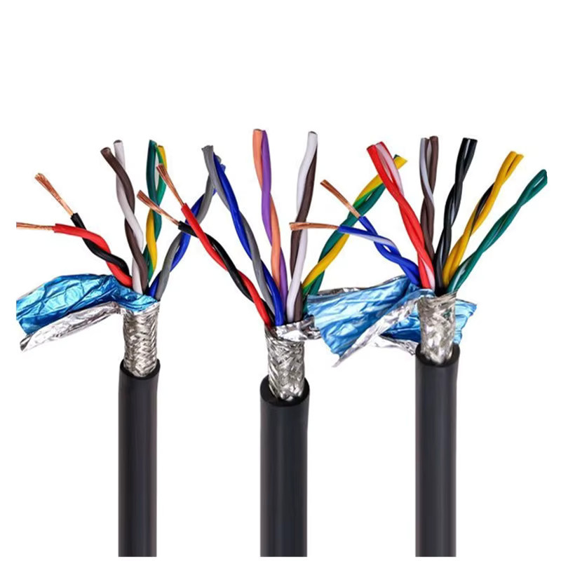 Luobaide RVSP Twisted Pair abgeschirmtes Kabel mit verzinnter Kupferlitze, RS485-Signalsteuerdraht und Audiokabel, mehrfarbig - Bild 2