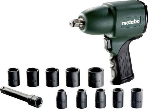 Metabo Druckluft-Schlagschrauber DSSW 360 Set 1/2 Zoll mit 360 Nm Drehmoment in Grün - Bild 1