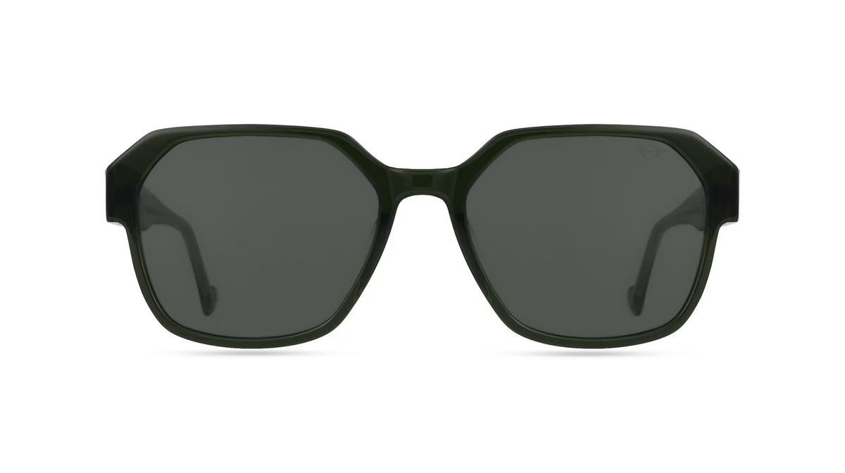 MINI EYEWEAR 746011 Sonnenbrille, Vollrand, quadratisch, Kunststoff, Unisex, grün - Bild 1