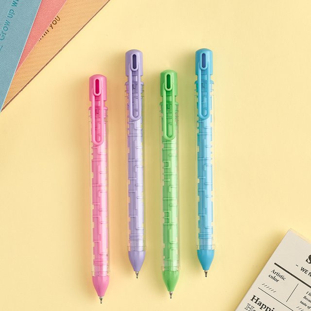 4 Stück Farbige Gelschreiber von Mr.Paper mit 0,5mm Kugelspitze und rutschfestem Griff in Multicolour - Bild 1
