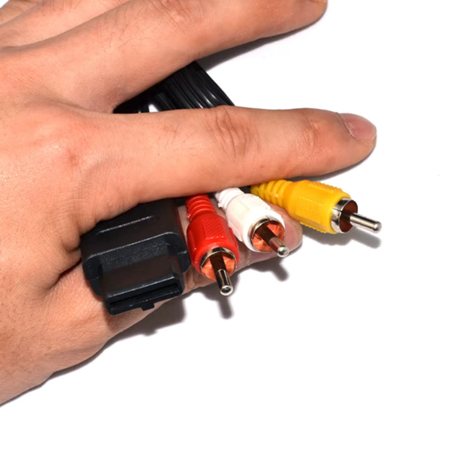 3RCA Audio Video Kabel für N64, GameCube und SNES in Multicolour - Bild 4