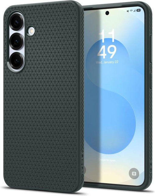 Spigen Liquid Air Schutzhülle für Samsung Galaxy S25 in Abyss Green - Bild 1