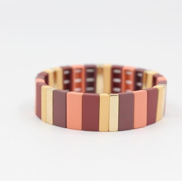 Armband Damen, Zinklegierung, beige, Perle - Bild 1