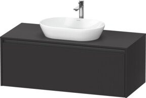 Duravit Waschtischunterschrank Ketho.2 in Grau Matt, wandhängend, B/T: 120 x 55 cm - Bild 1