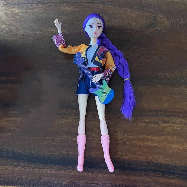 Discover Intime Kpop Dämonenjäger Actionfigur, Rumi Mira Zoey Schöne Prinzessin Säuglingsmädchen Puppen, Kunststoff, ab 14 Jahren - Bild 1