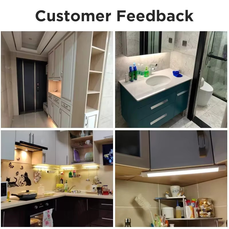 CANMEIJIA LED-Schranklampe in Weiß, 20W LED-Röhrenbeleuchtung für Küche, Bar und Schlafzimmer - Bild 5