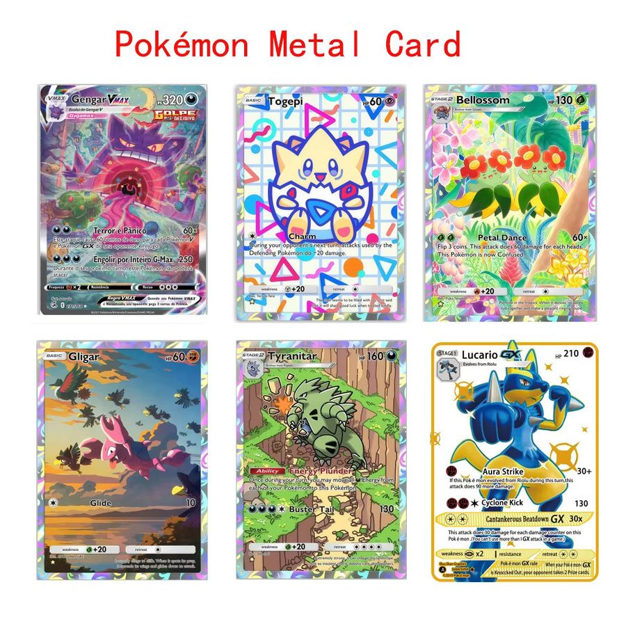 Bandai Pokémon Metallkarte, Bunt / Mehrfarbig, Einzelfigur - Bild 1