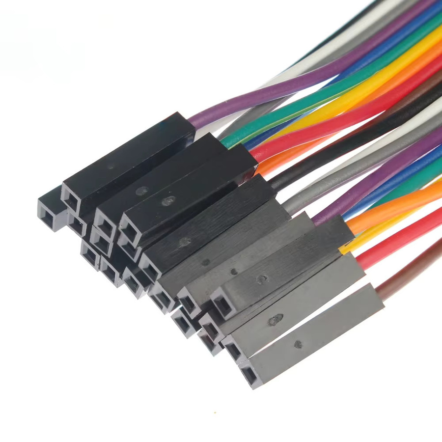 20 Stück Dupont Jumper Drahtkabel Set für Arduino in verschiedenen Ausführungen Stecker auf Stecker, Stecker auf Buchse und Buchse auf Buchse, Mehrfarbig - Bild 2