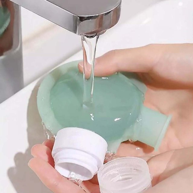 Silikon-Reisespender Flaschen für Shampoo und Lotion - Bild 1