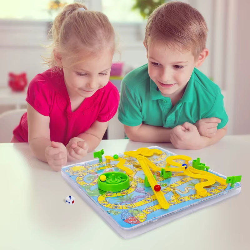 kbxlife 3D-Schlangenbrettspiel-Spielzeug, mit Leiter, ab 3 Jahren - Bild 3