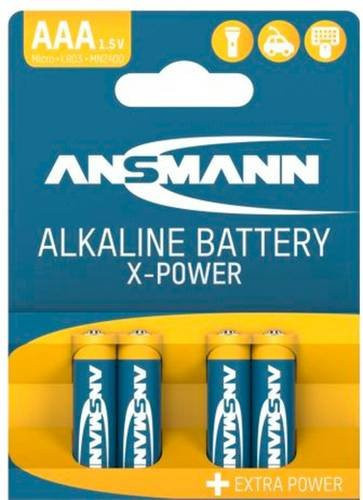 Ansmann X-Power Alkaline Batterien AAA 1,5V, 4er Packung - Bild 1