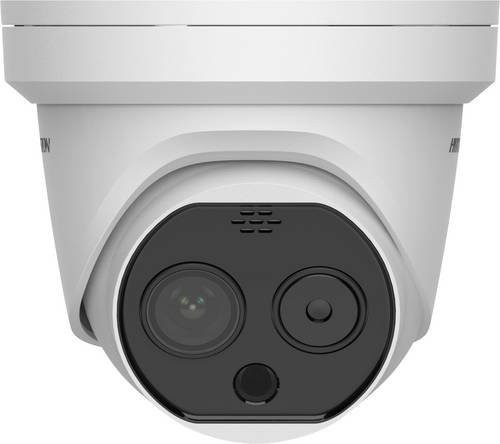 Hikvision DS-2TD1217B-3/PA LAN IP Wärmebild- und Überwachungskamera mit Temperaturüberwachung in Weiß - Bild 1