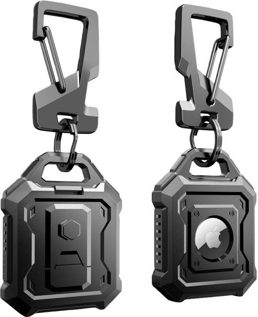 Tech-Protect Kevlar Pro Hülle für Apple AirTag, Schwarz - Bild 1