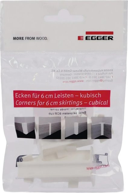 Egger Innenecke Kubisch Universal Weiß, 2 Stück - Bild 1