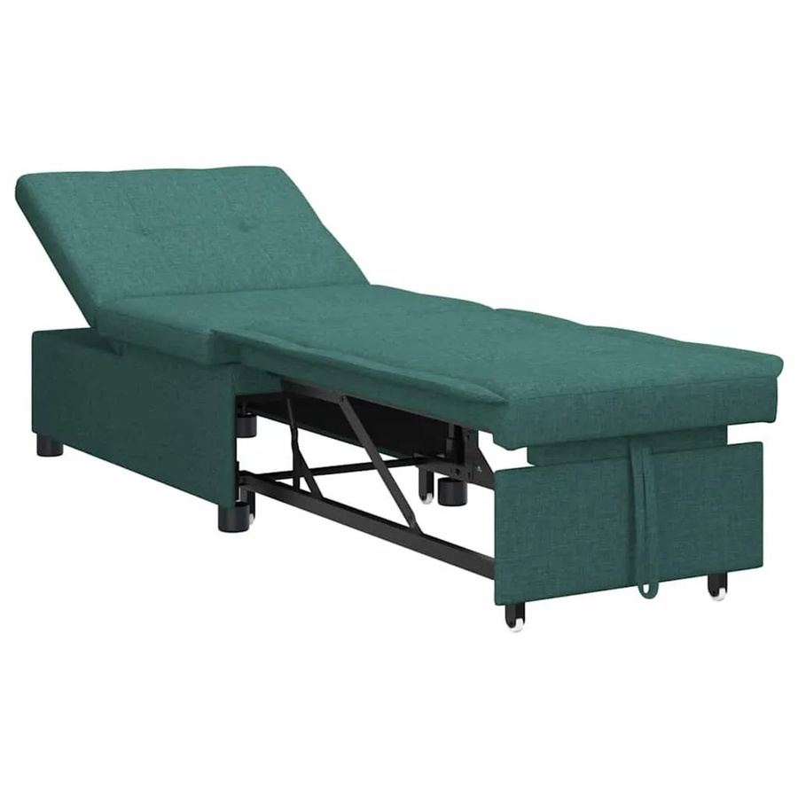vidaXL Schlafsofa Dunkelgrün B/T/H: 194 x 50 x 82 cm - Bild 2
