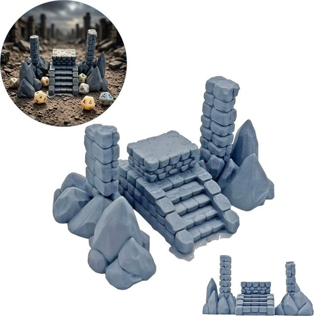 SANMERSEN Fantasy-Terrain-Pack Altar-Miniatur, unbemalt, D&D - Bild 1