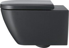 Duravit WC-Sitz Happy D.2 in D-Form mit Soft-Close Absenkautomatik in Anthrazit - Bild 1